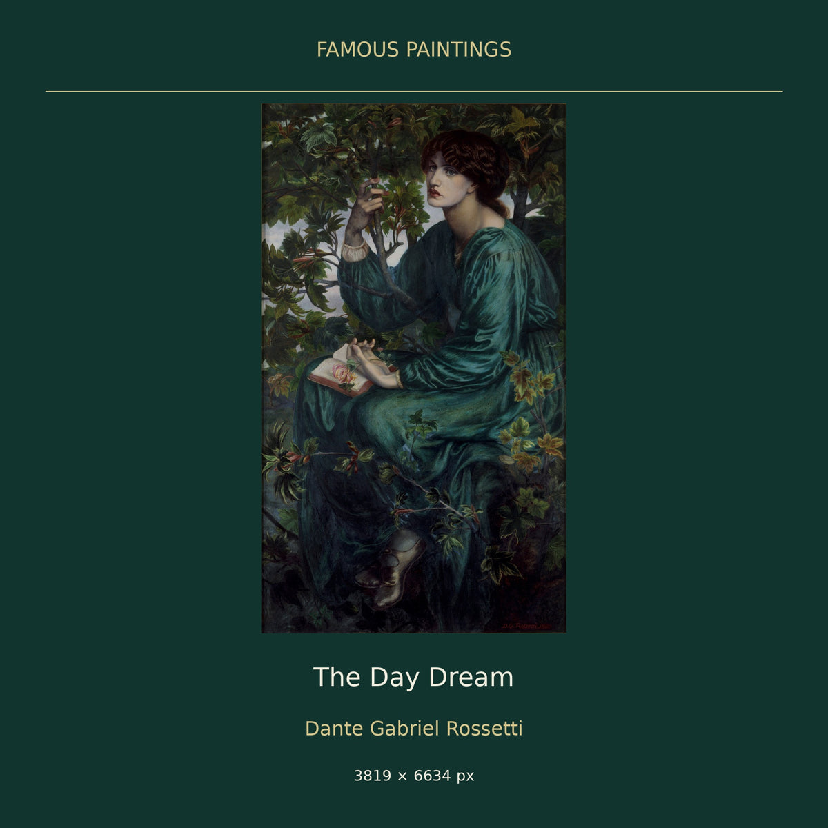 The Day Dream by Dante Gabriel Rossetti — cover