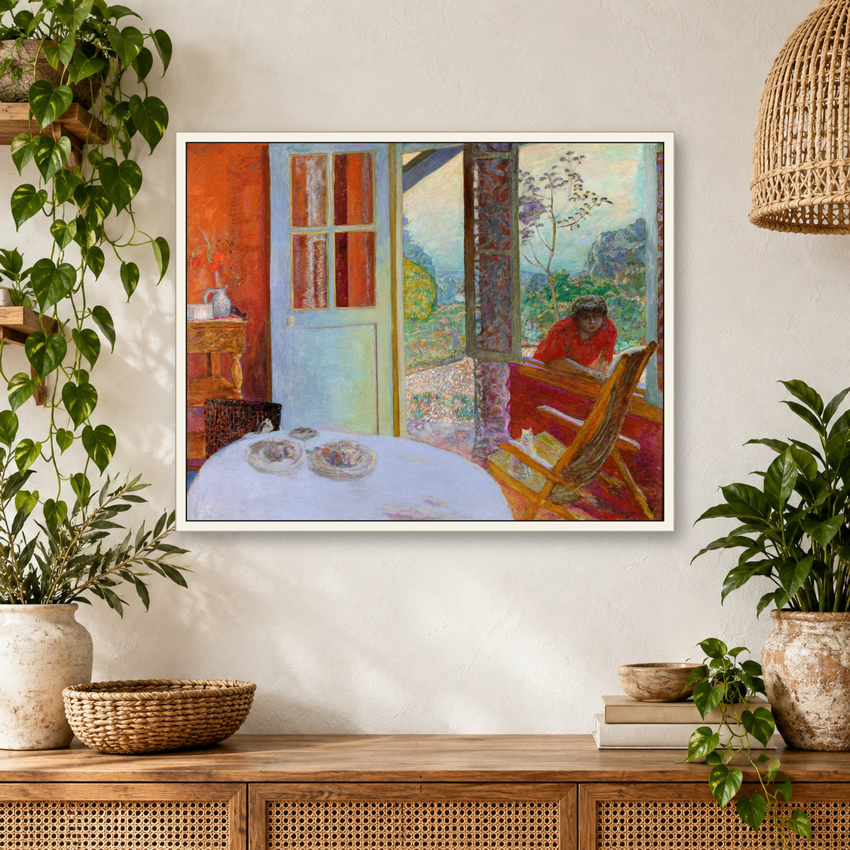 The Dining Room in the Country by Pierre Bonnard — room mockup