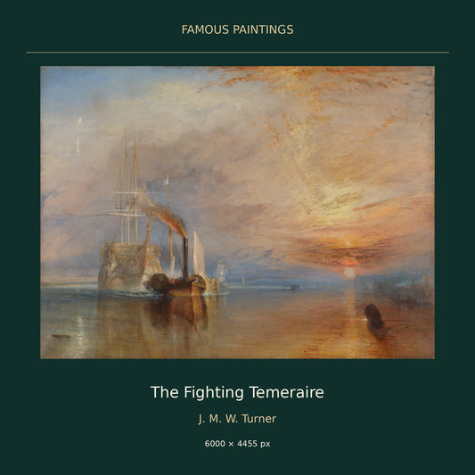 The Fighting Temeraire by J. M. W. Turner — painting cover