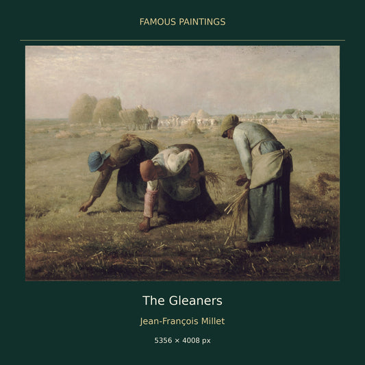 The Gleaners by Jean-François Millet — painting cover