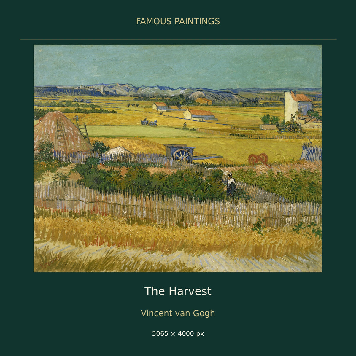 The Harvest by Vincent van Gogh — cover