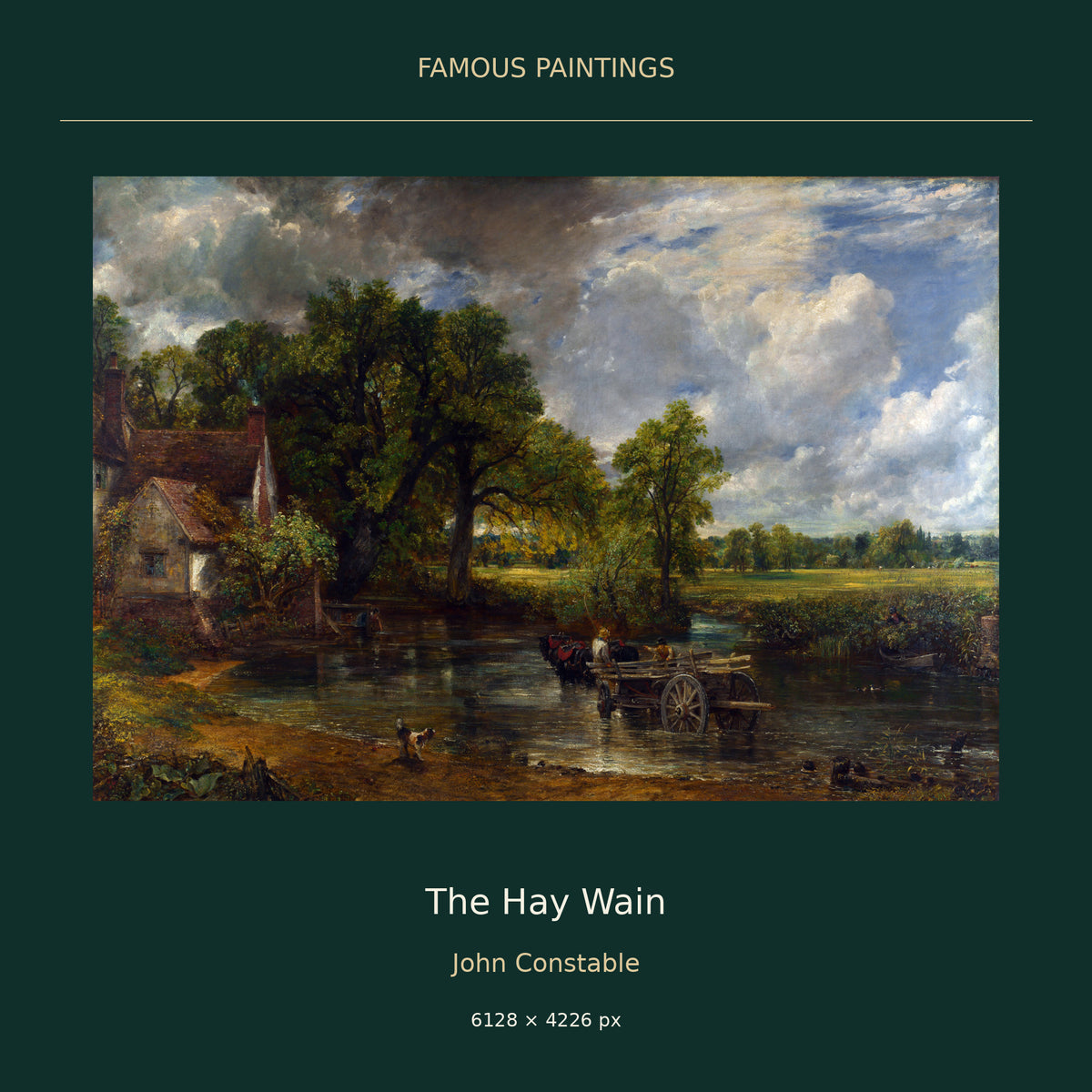 The Hay Wain by John Constable — painting cover