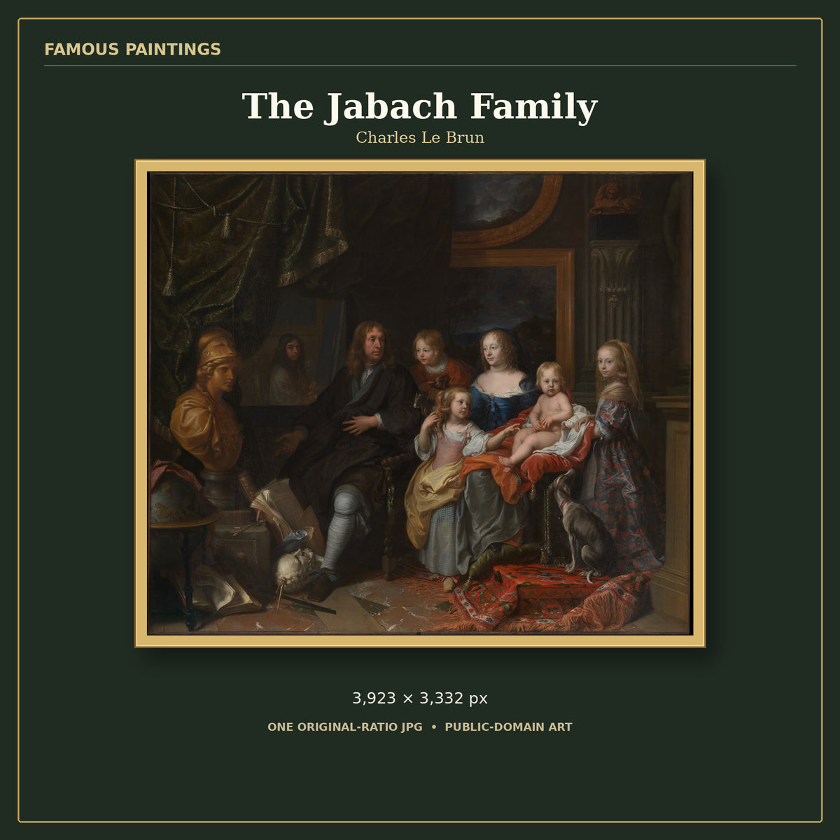 The Jabach Family by Charles Le Brun, cover preview
