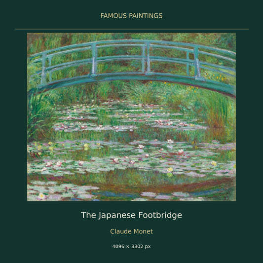 The Japanese Footbridge by Claude Monet — cover