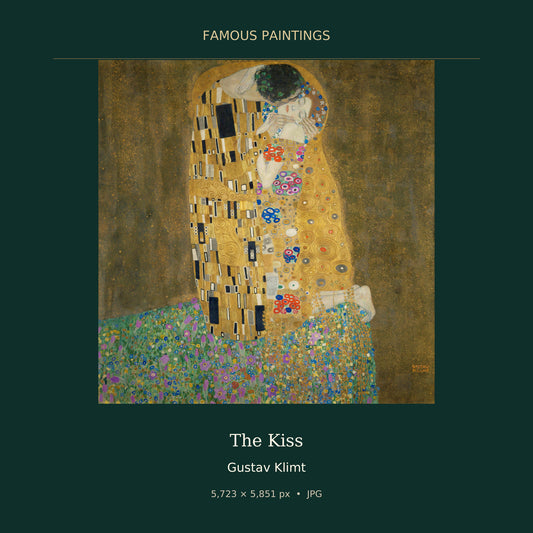 The Kiss by Gustav Klimt — painting cover