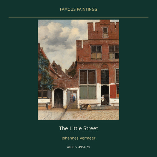 The Little Street by Johannes Vermeer — cover