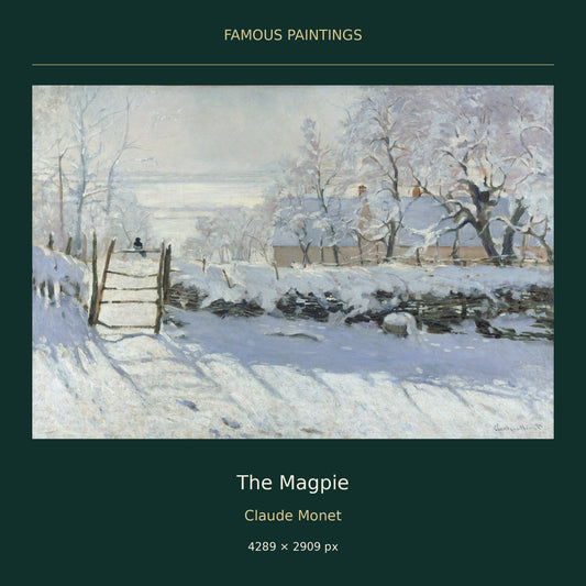 The Magpie by Claude Monet — painting cover