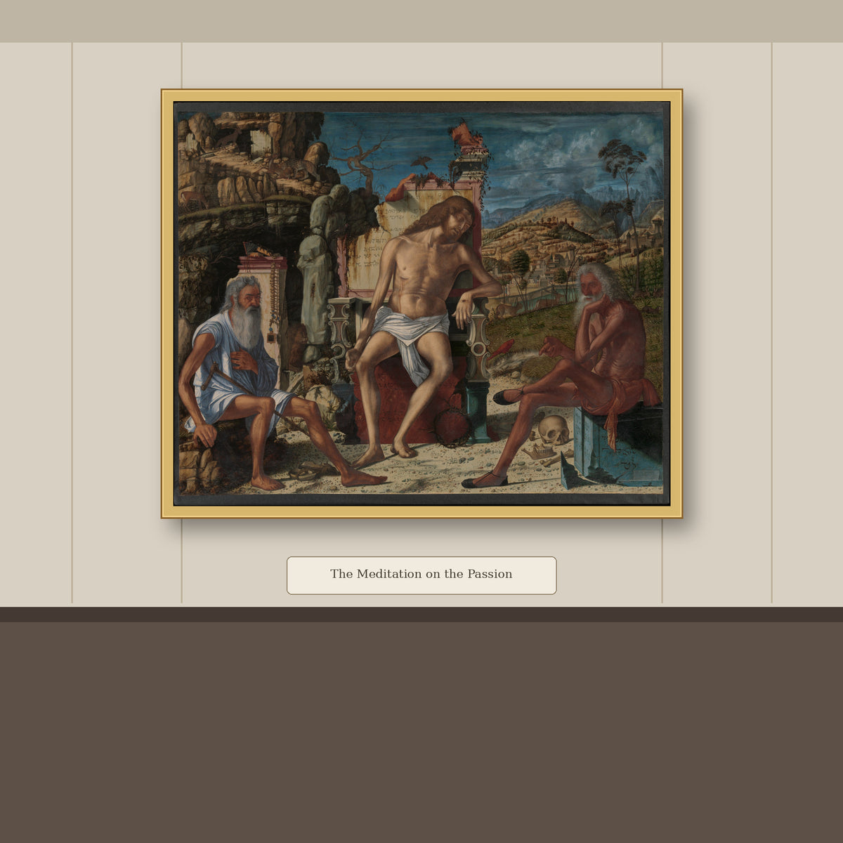 The Meditation on the Passion by Vittore Carpaccio, gallery mockup