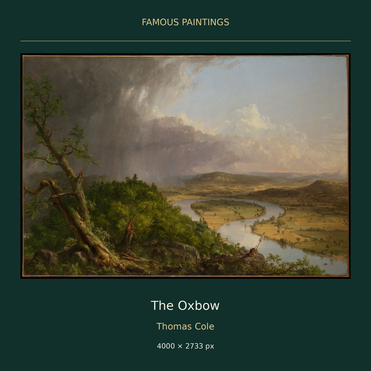 The Oxbow by Thomas Cole — painting cover