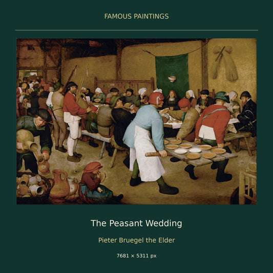 The Peasant Wedding by Pieter Bruegel the Elder — cover
