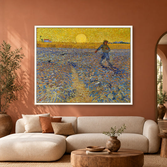 The Sower by Vincent van Gogh — room mockup