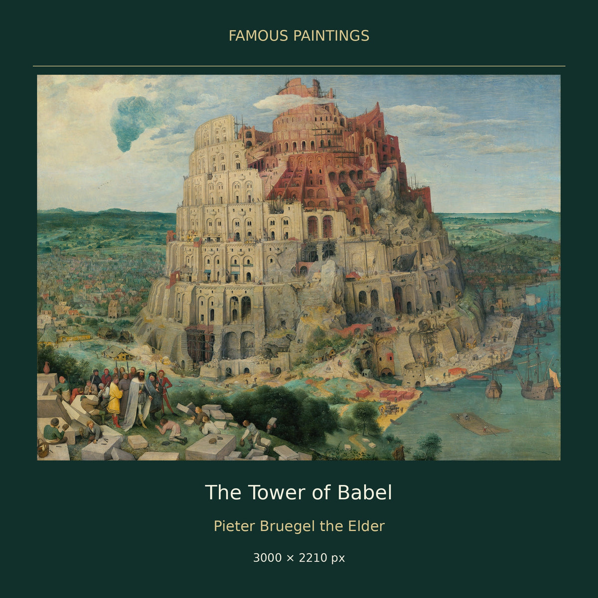 The Tower of Babel by Pieter Bruegel the Elder — painting cover