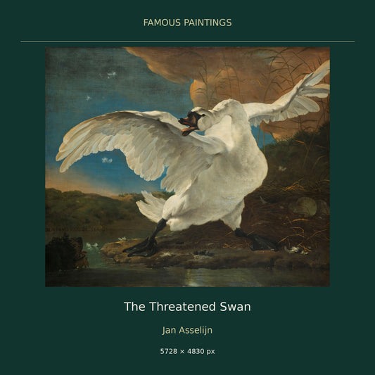 The Threatened Swan by Jan Asselijn — cover