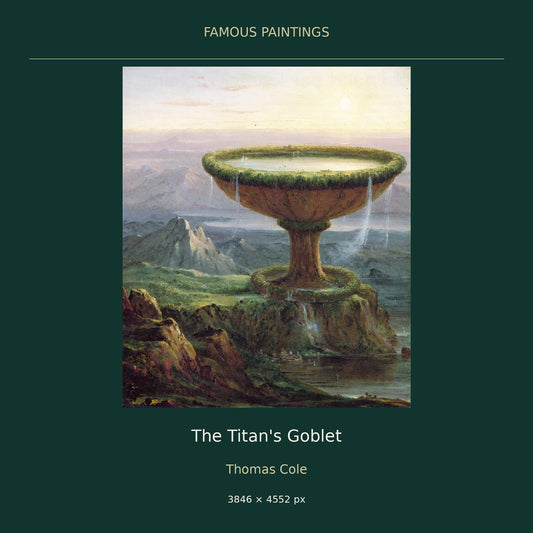 The Titan's Goblet by Thomas Cole — cover