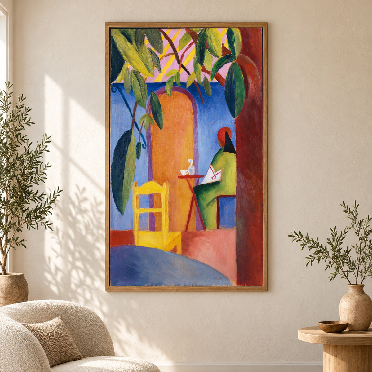 Turkish Café by August Macke — 02 room mockup