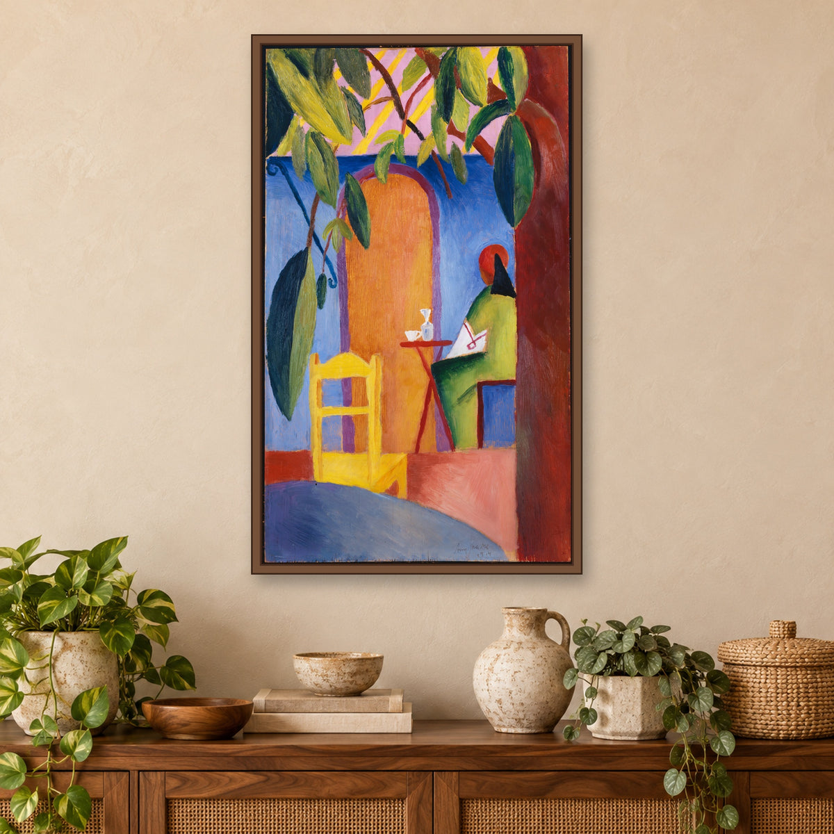 Turkish Café by August Macke — 03 gallery mockup