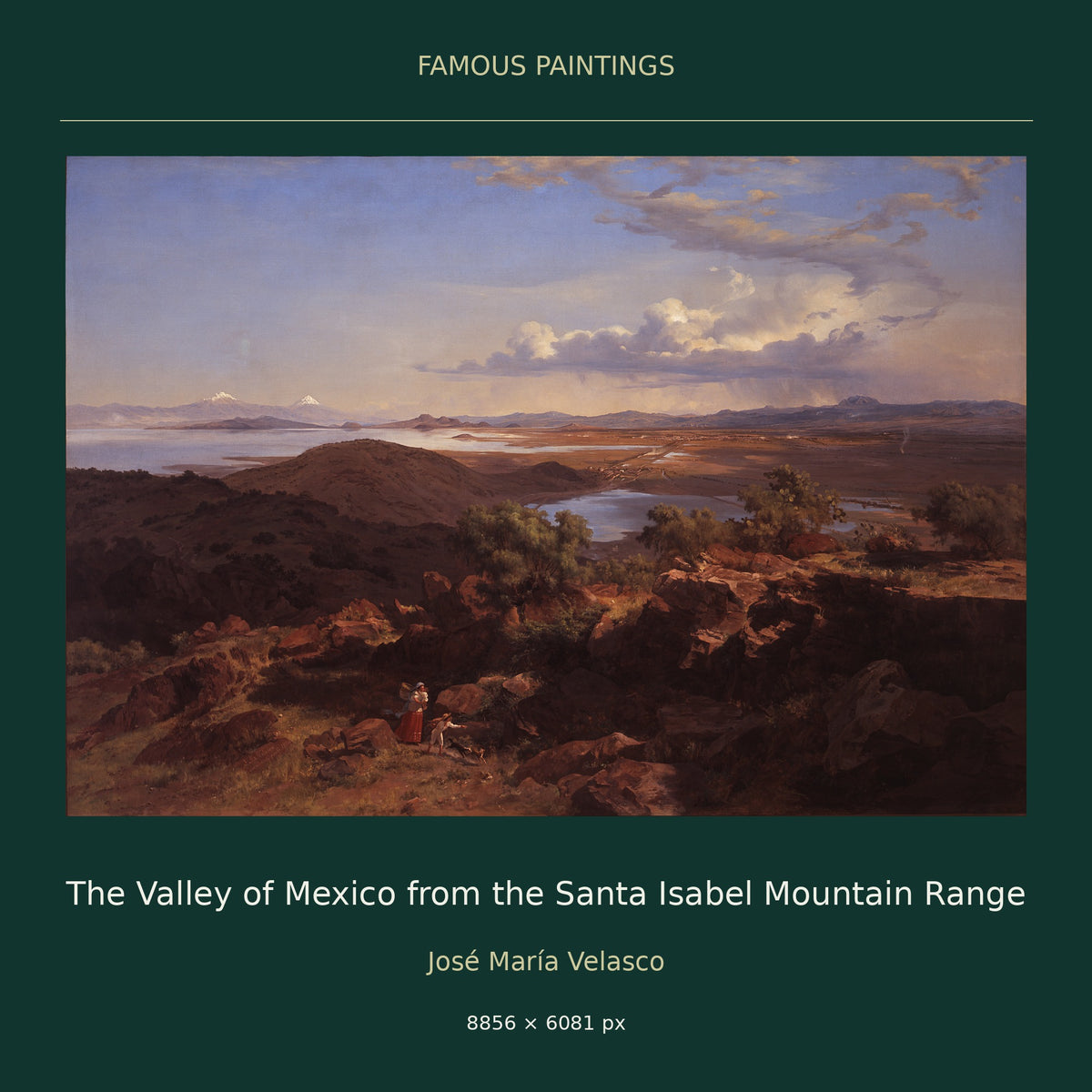 The Valley of Mexico from the Santa Isabel Mountain Range by José María Velasco — cover