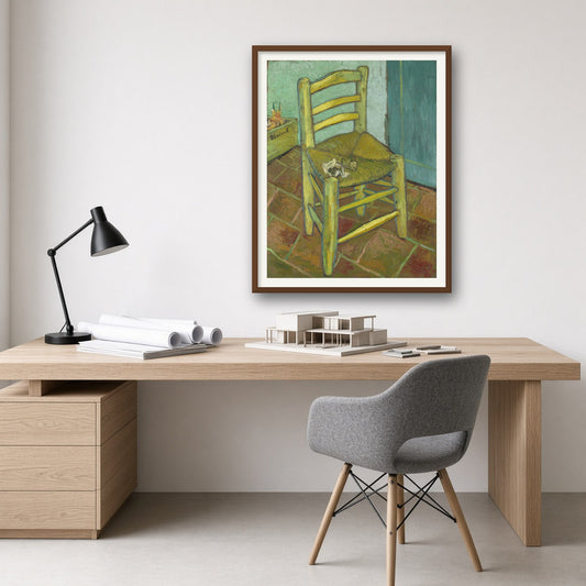 Van Gogh's Chair by Vincent van Gogh — room mockup