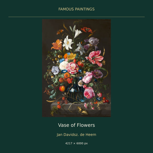 Vase of Flowers by Jan Davidsz. de Heem — cover