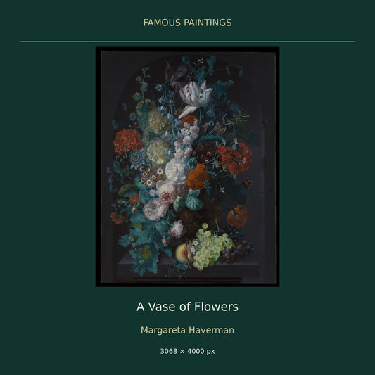 A Vase of Flowers by Margareta Haverman — cover