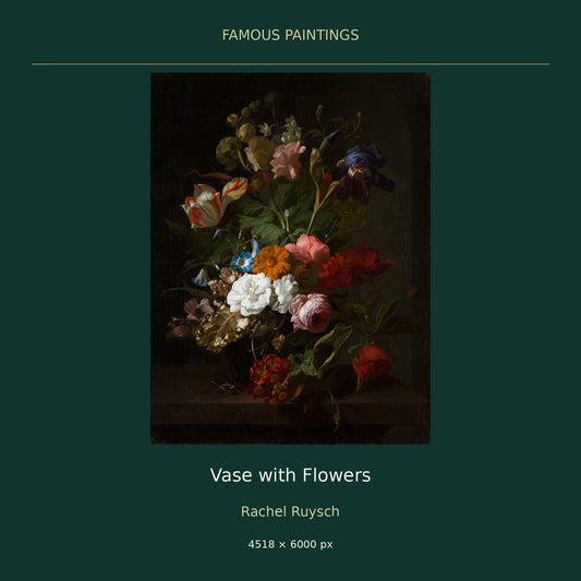 Vase with Flowers by Rachel Ruysch — cover