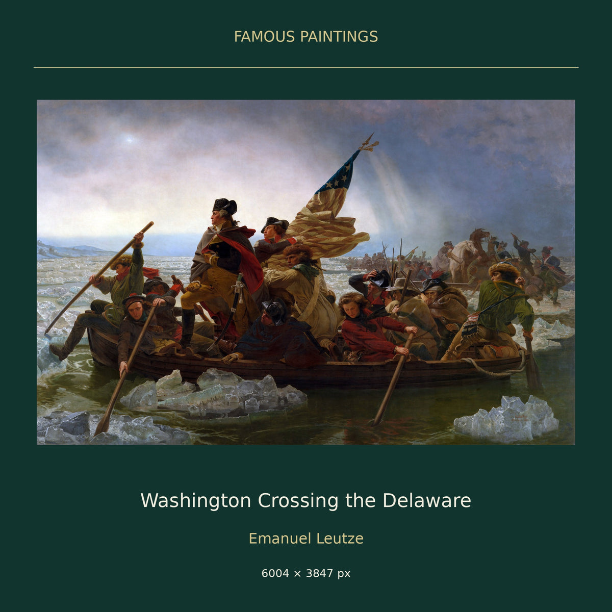 Washington Crossing the Delaware by Emanuel Leutze — cover