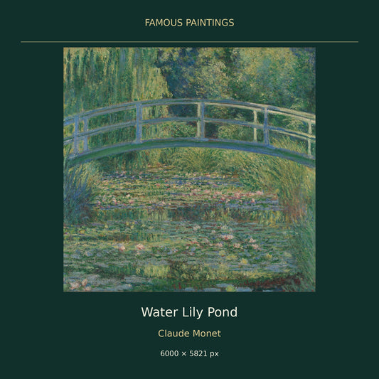 Water Lily Pond by Claude Monet — painting cover
