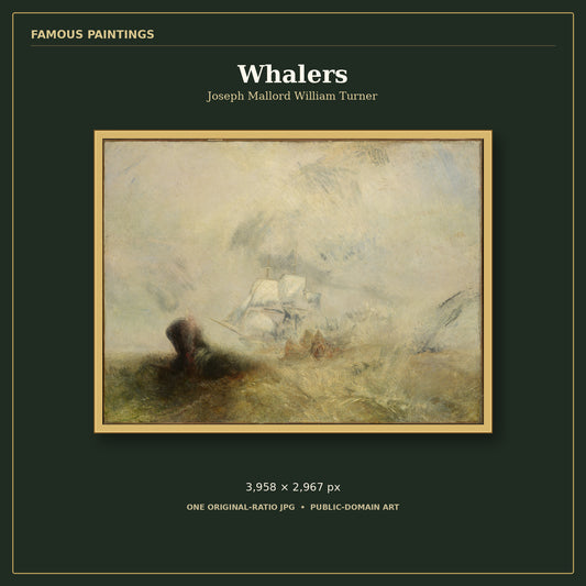 Whalers by Joseph Mallord William Turner, cover preview