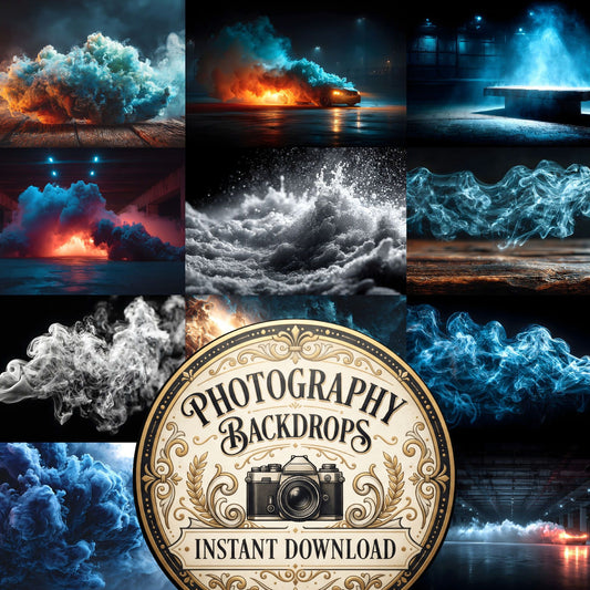 White Smoke Action Backdrop Images