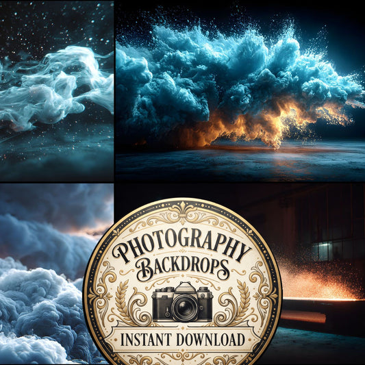White Smoke Action Backdrop Images