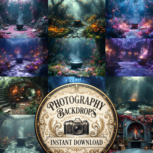 Wicked Witch Garden Backdrop Images