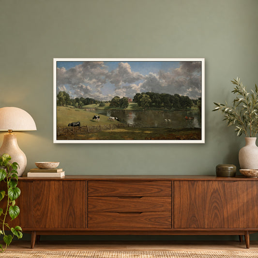 Wivenhoe Park, Essex by John Constable — framed room mockup