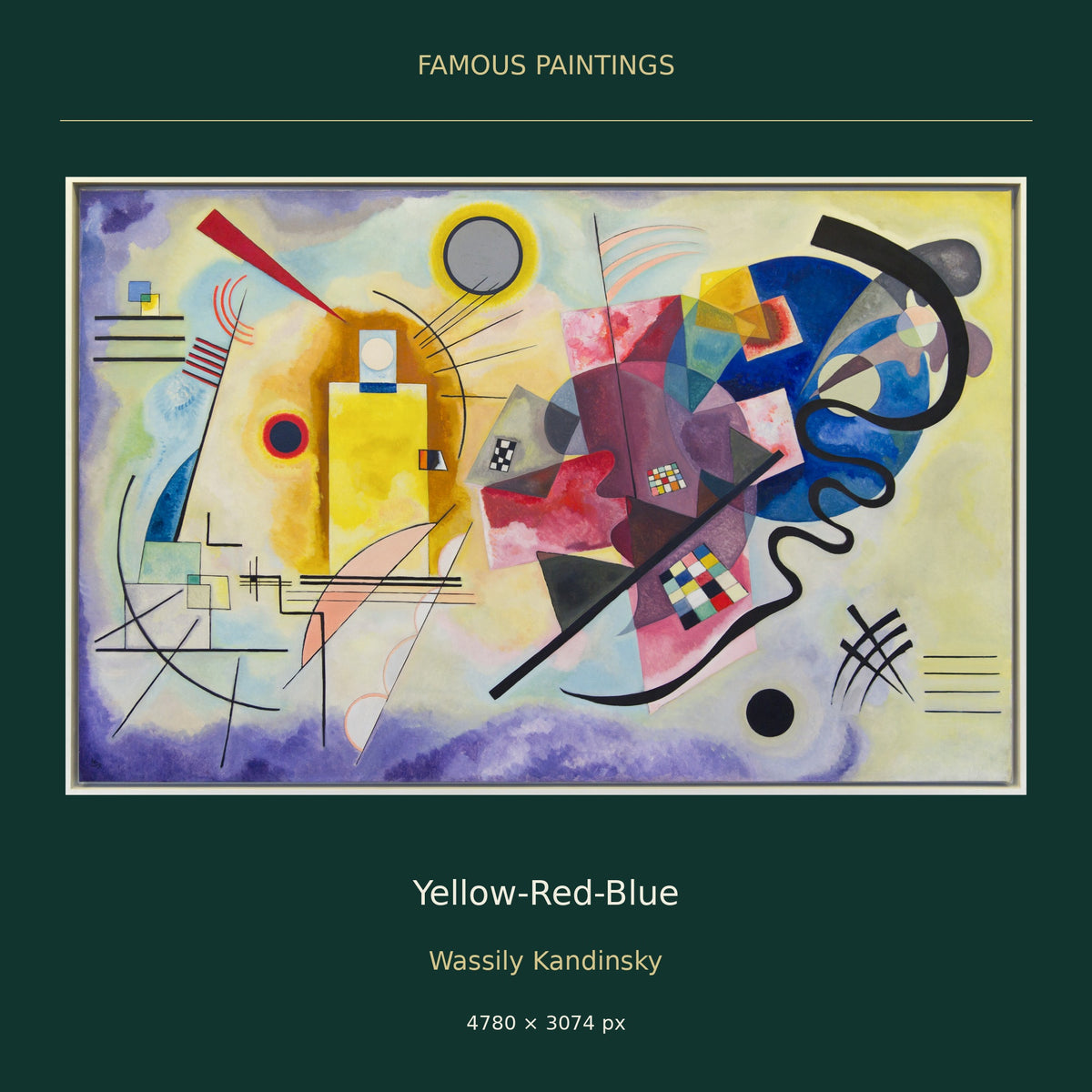 Yellow-Red-Blue by Wassily Kandinsky — cover