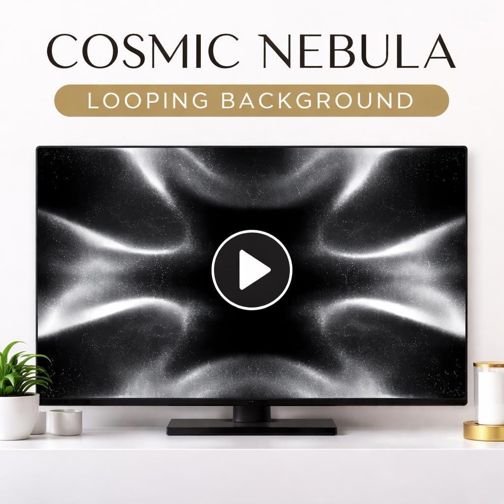 Cosmic Particle Loop Background | Abstract Galaxy Space Animation | Seamless Animated Video for Visuals & VJ Loops