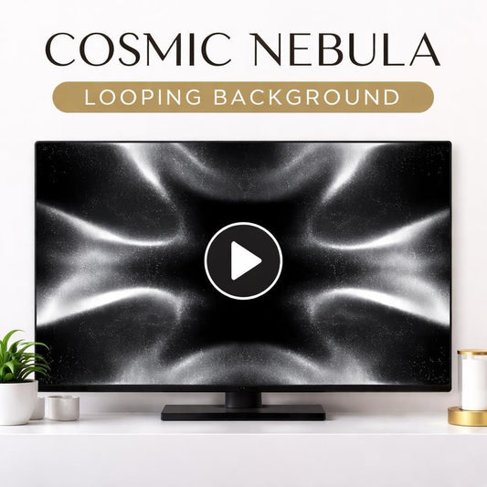 Cosmic Particle Loop Background | Abstract Galaxy Space Animation | Seamless Animated Video for Visuals & VJ Loops