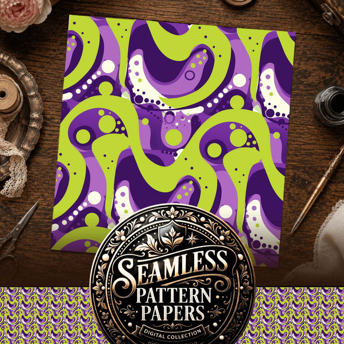 Abstract Seamless Pattern