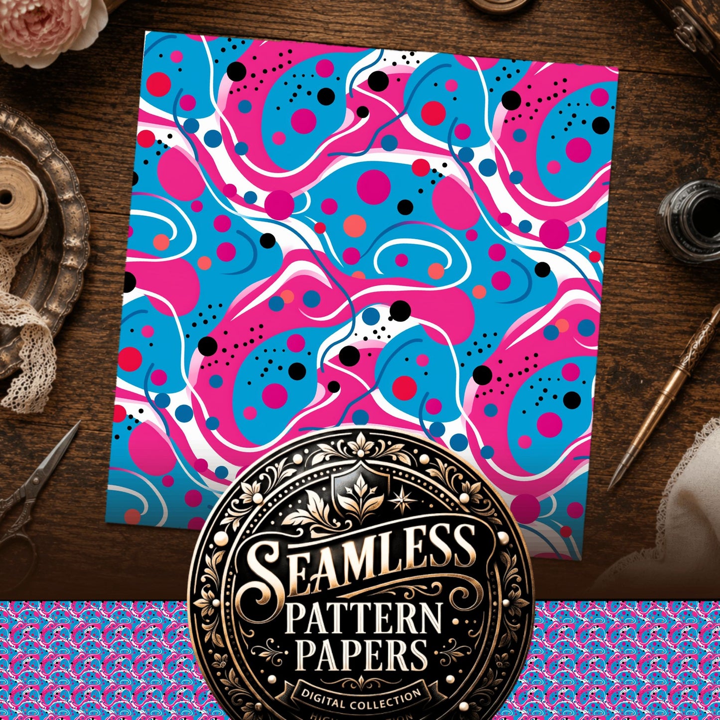 Abstract Seamless Pattern