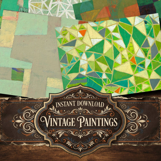 Abstract Vintage Paintings