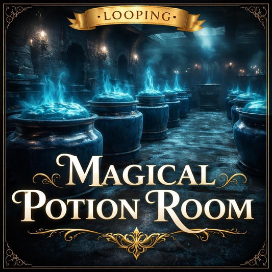 Haunted Witch Potion Cauldron Loop | Spooky Gothic Dark Aesthetic Background | Halloween Animated Video for Streams & Overlays