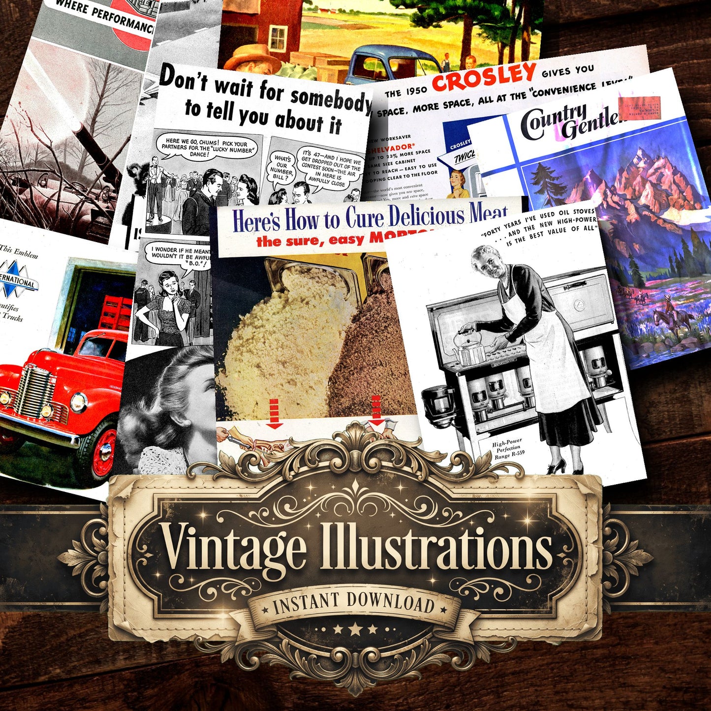 Ads Vintage Prints