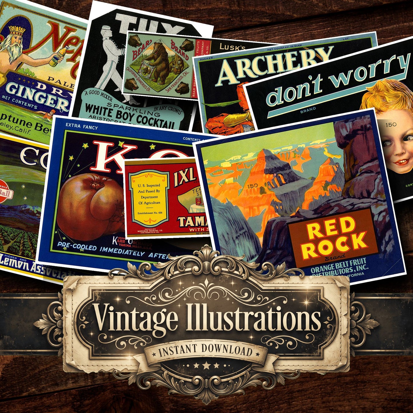 Ads Vintage Prints
