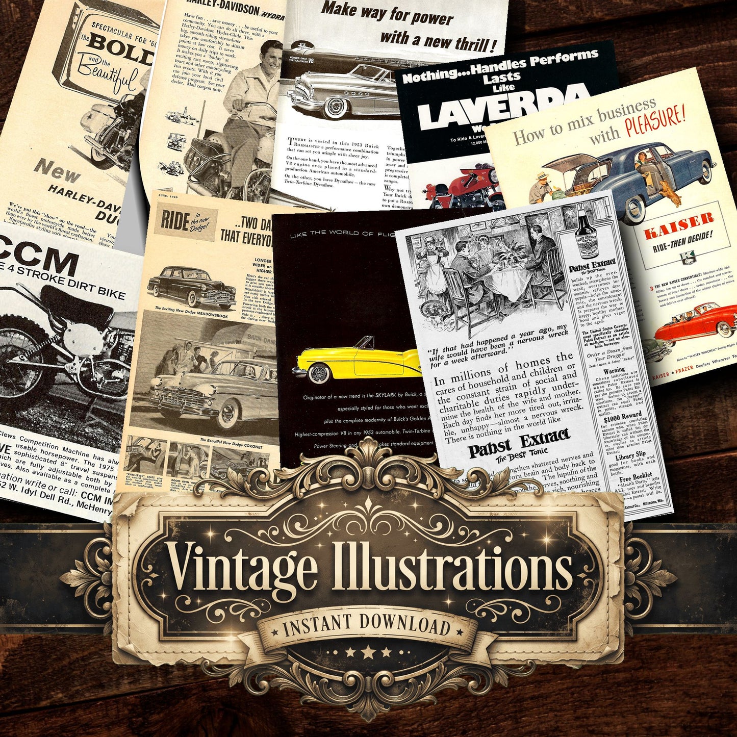 Ads Vintage Prints
