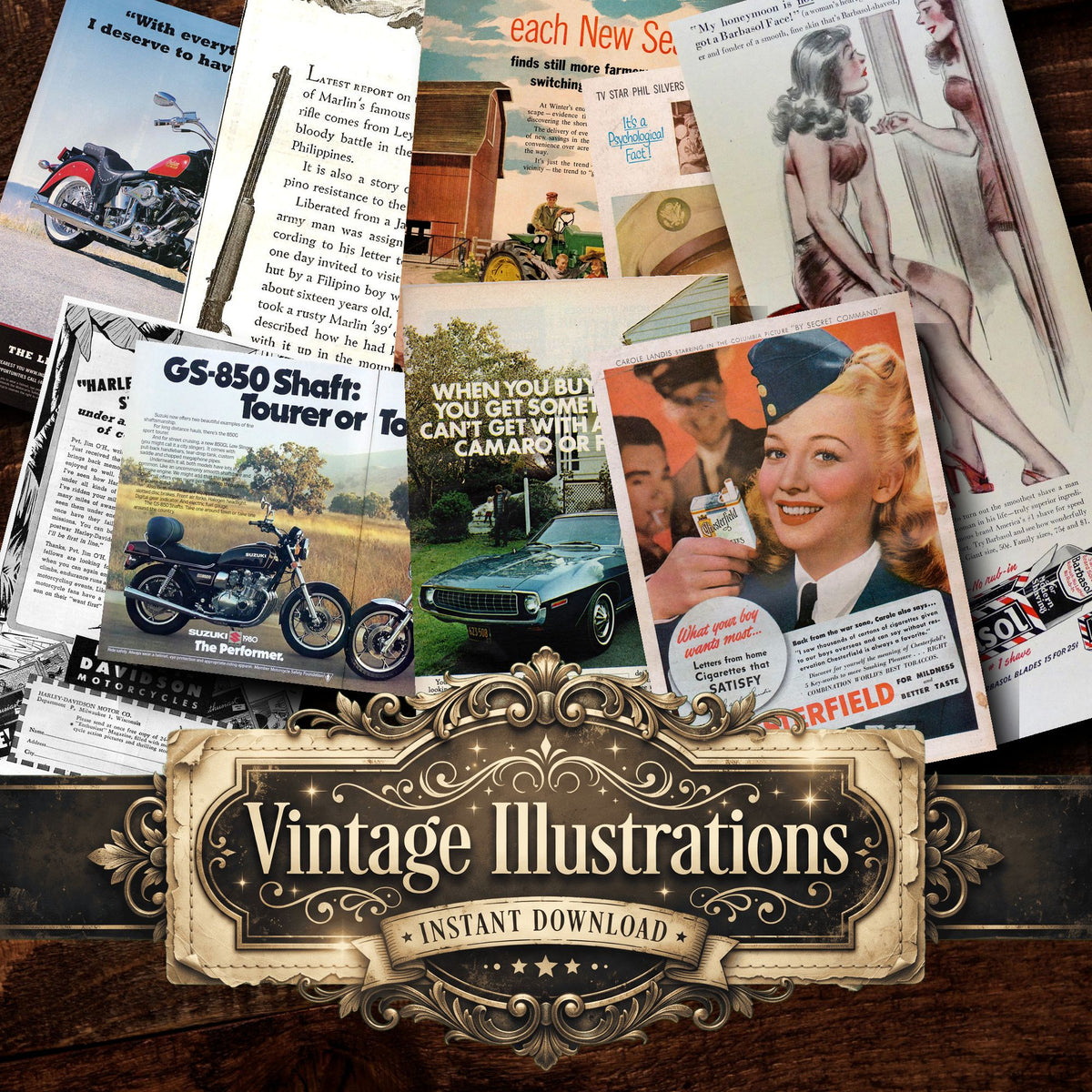 Ads Vintage Prints