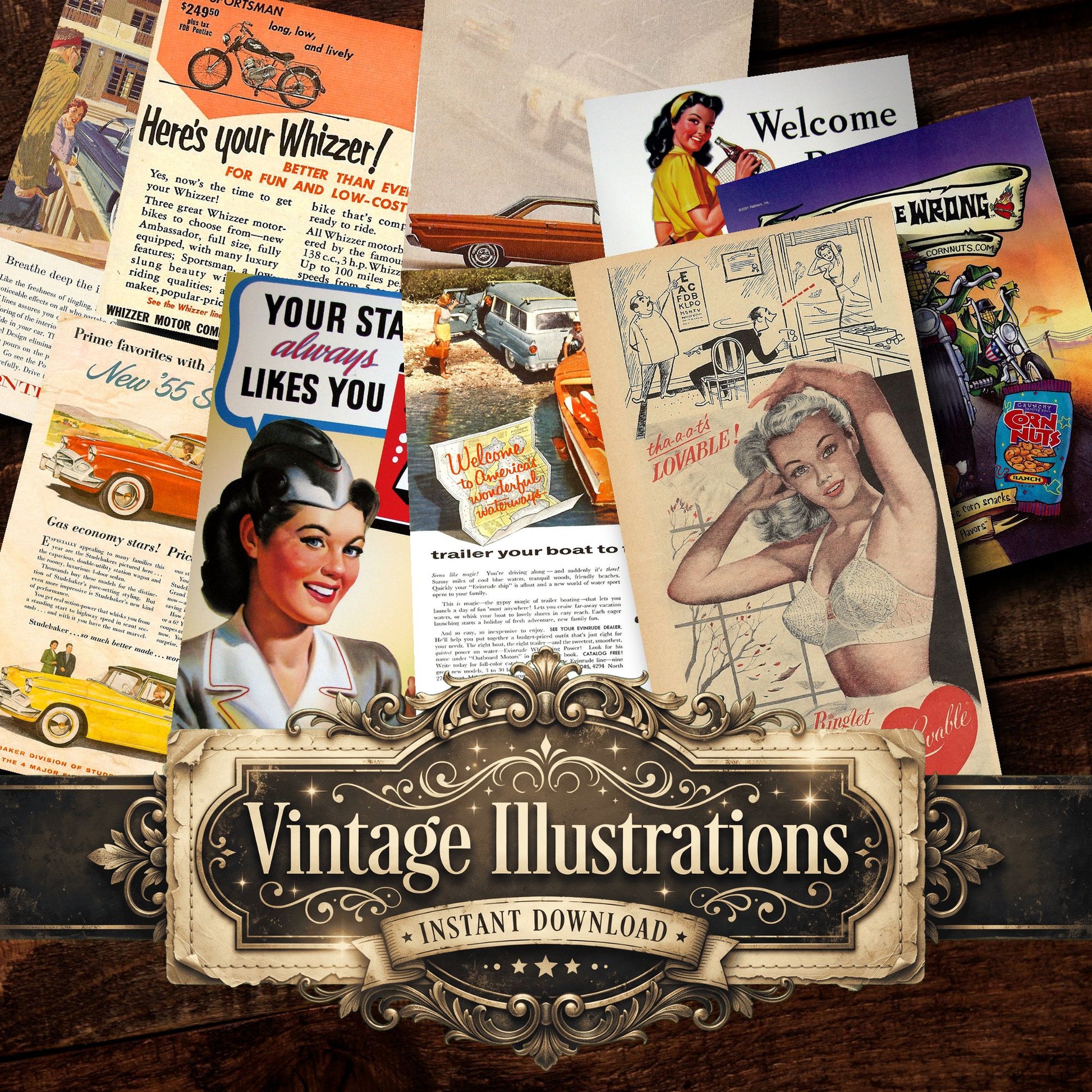 Ads Vintage Prints