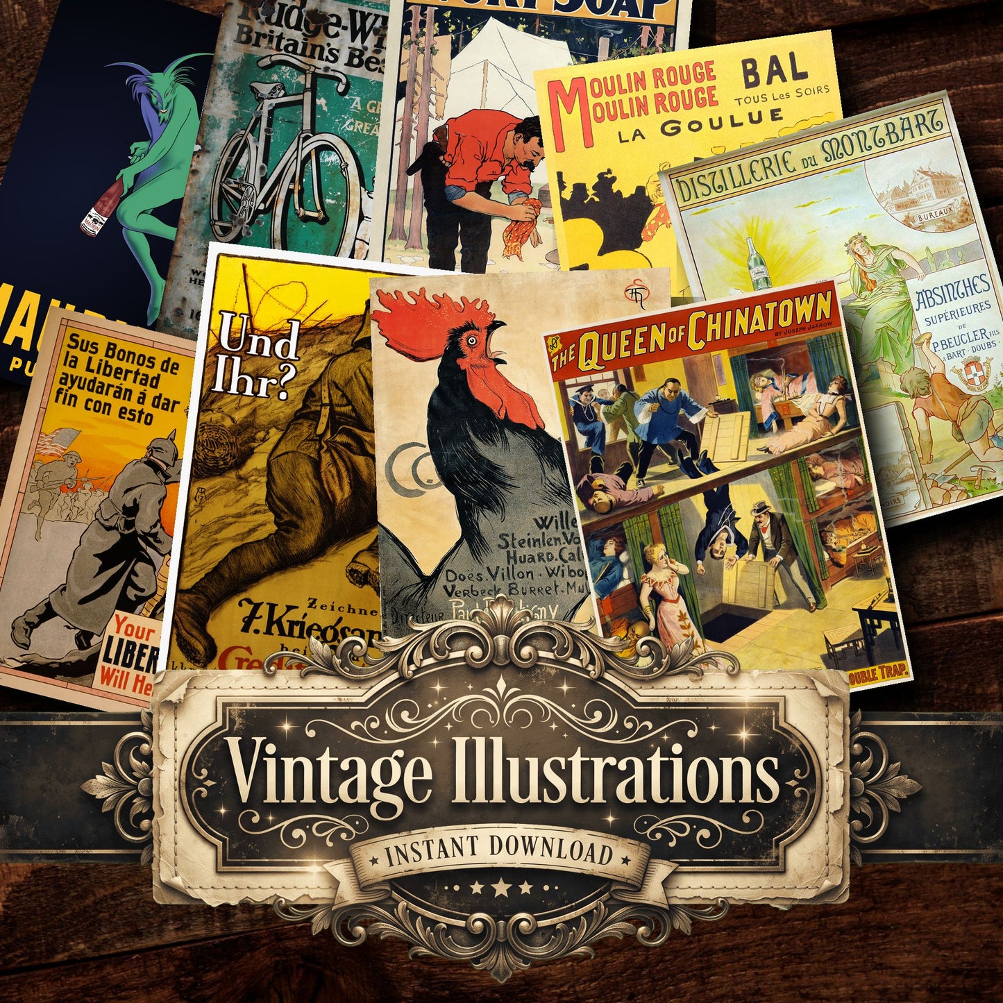 Ads Vintage Prints
