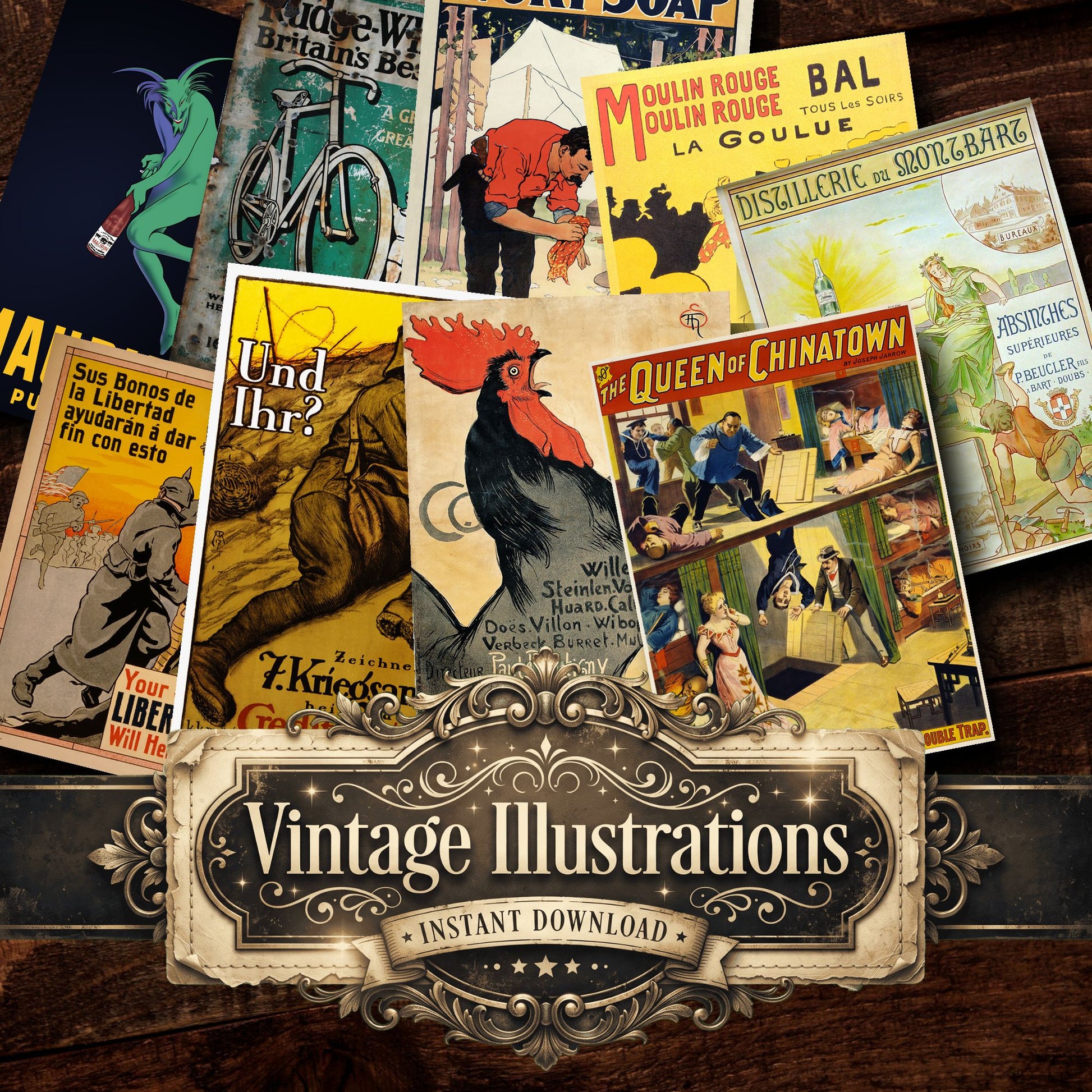 Ads Vintage Prints
