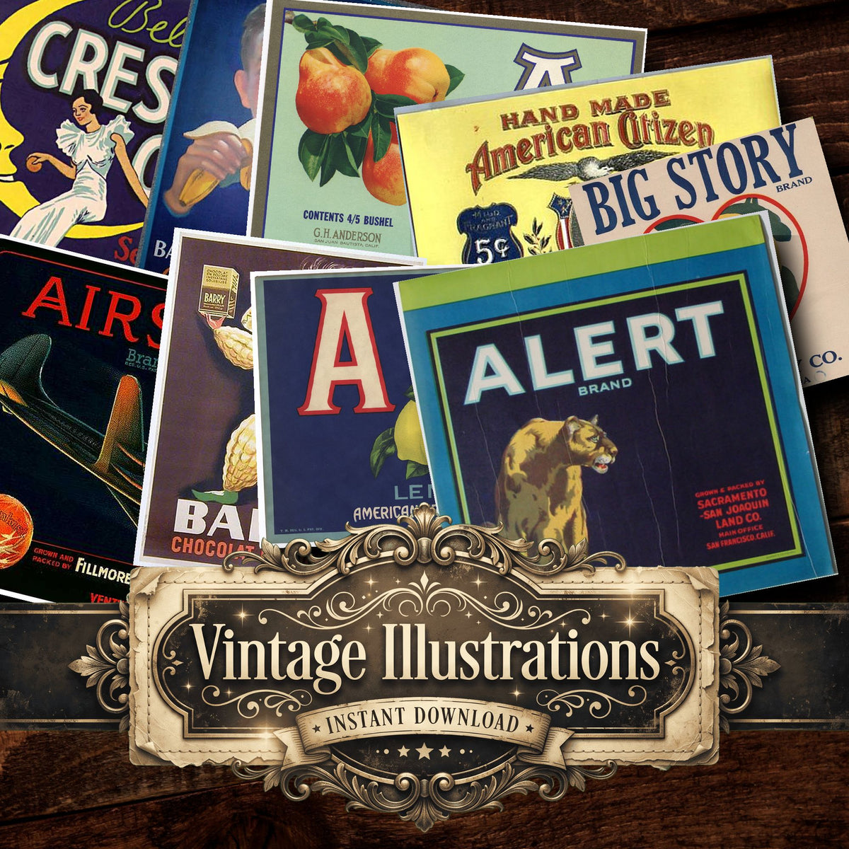 Ads Vintage Prints