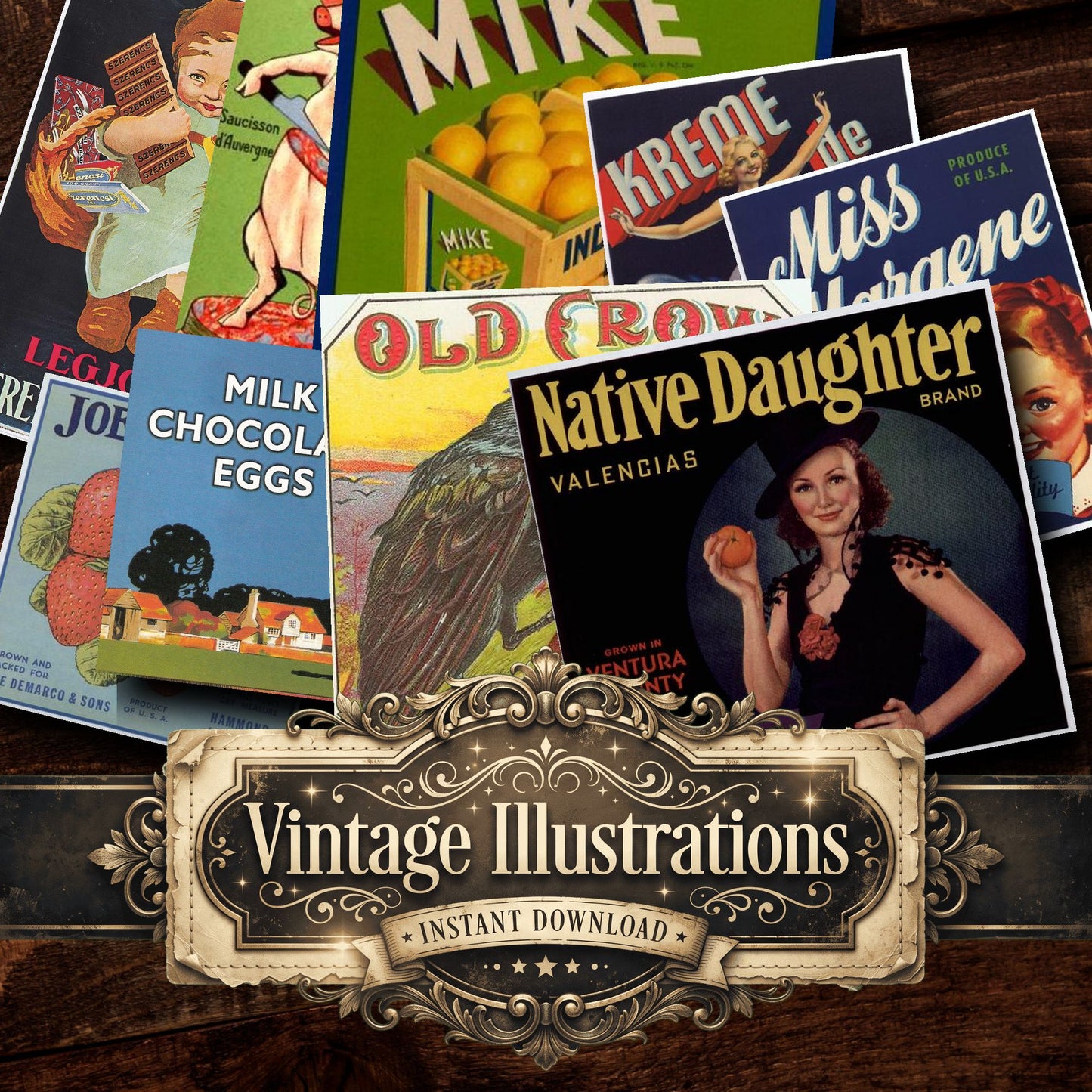 Ads Vintage Prints