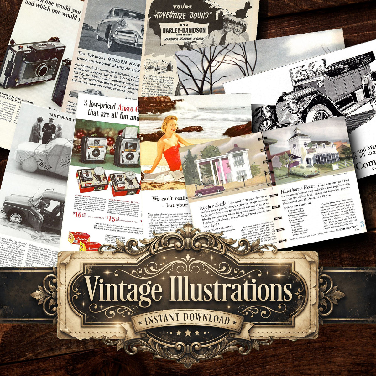 Ads Vintage Prints