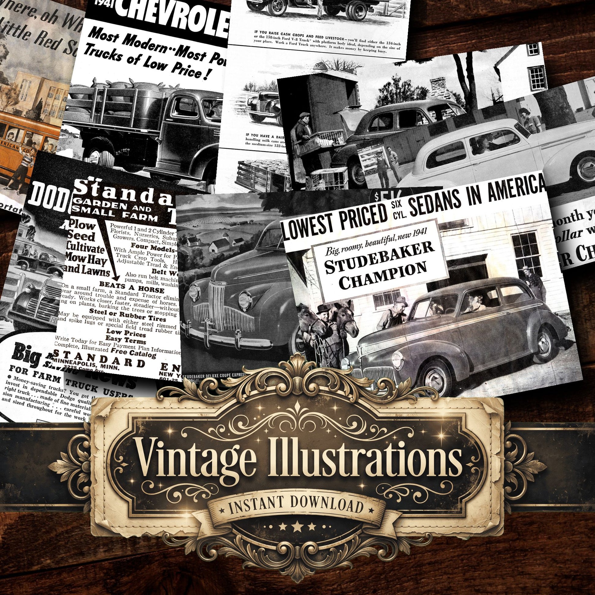 Ads Vintage Prints